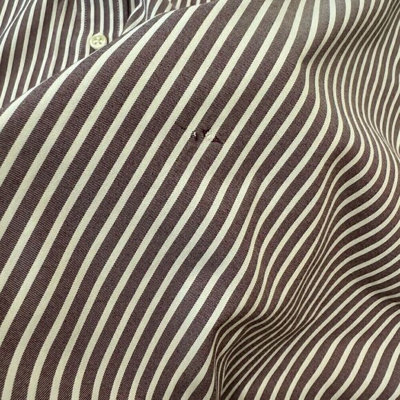 Polo Ralph Lauren Shirt Men’s XXLarge Striped Nylon Blend Button Down Pony Logo - Picture 5 of 9